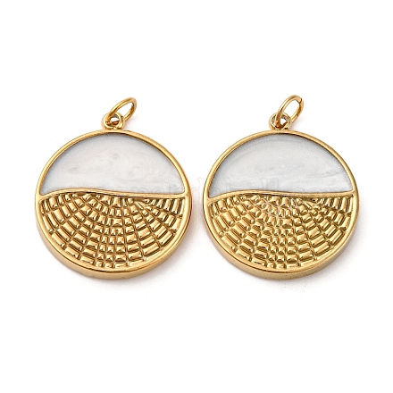 Подвески из нержавеющей стали 304 с эмалью STAS-U061-31G-A-1