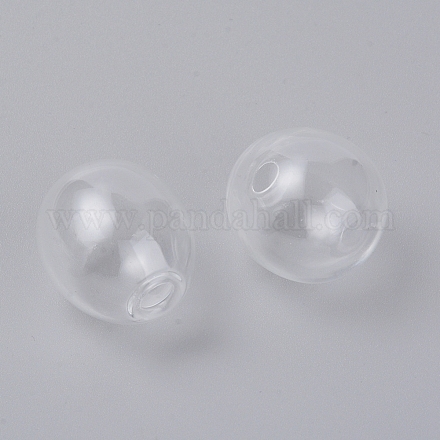 Botellas redondas de bola de globo de vidrio soplado mecanizado GLAA-TAC0003-08-1
