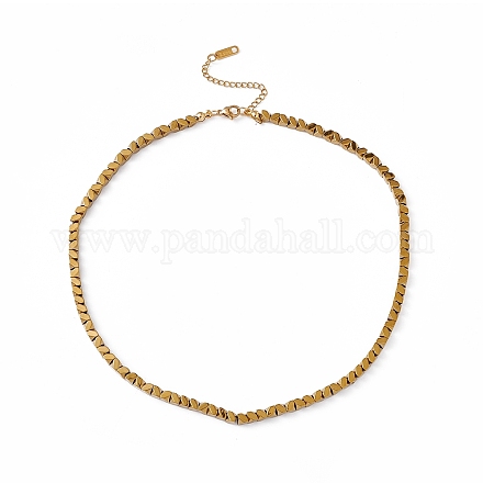 304 collier de perles en acier inoxydable pour homme femme NJEW-P269-11A-G-1