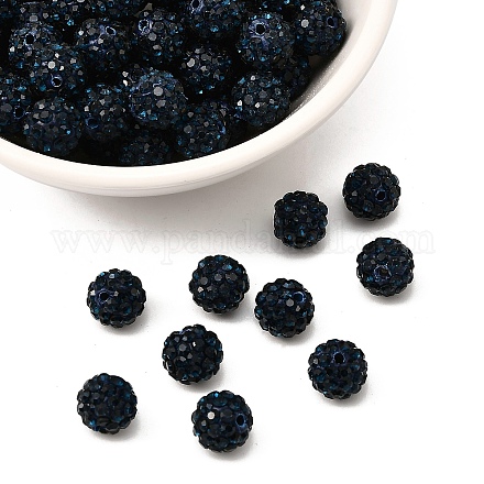 Pave disco бусины RB-H258-8MM-207-1