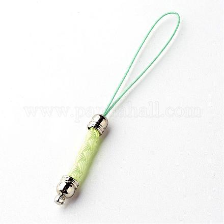 Bucles de cuerda de nylon de correas de teléfono móvil KK-G281-G06-1
