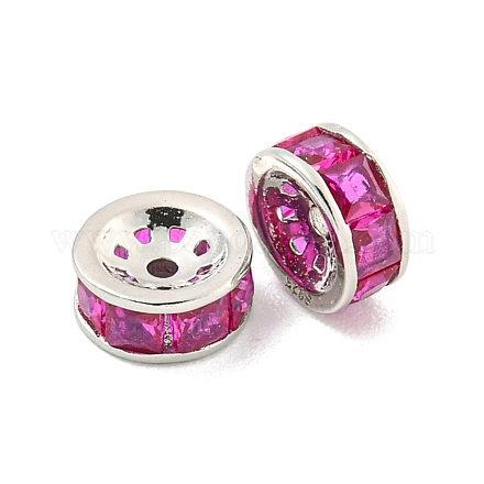 925 стерлинговый серебристый микроформованный кубический цирконий STER-U002-16A-P-1