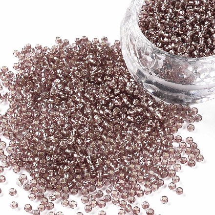 11/0 Grade A Transparent Glass Seed Beads X-SEED-Q007-F40-1