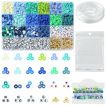 Наборы для изготовления браслетов из полимерной глины DIY-FS0006-46-1