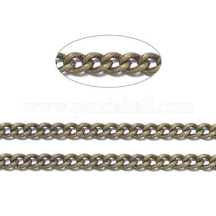 Brass Twisted Chains CHC010Y-AB-1