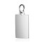 Tarnish Resistant 201 Stainless Steel Pendants, Manual Polishing, Rectangle, Stamping Blank Tag, Stainless Steel Color, 15x8x1mm, Hole: 3.5mm