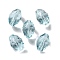 K9 Glass, Imitation Austrian Crystal Beads, Faceted, Oval, Light Cyan, 11x8x7mm, Hole: 1.2mm