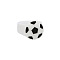 Football PVC Finger Rings for Kids, White, Inner Diameter: 25mm