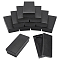 Rectangular Watch Cardboard Boxes, with Sponge Inside, Black, 14.5x6.5x3.1cm