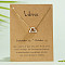 Alloy Constellation Pendant Necklaces, Golden, Libra, 16.14 inch(41cm)