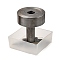 Professional Jewelry Double Horn Anvil, with Wide Base Jewelry Processing Shaping Tool, 98x89x68mm