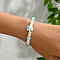 Synthetic Gemstone Beads Stretch Bracelets for Women, Elephant, Light Sky Blue, Inner Diameter: 2-3/8 inch(6cm)~3-1/8 inch(8cm)
