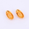 Zinc Alloy Beads, No Hole, Ingot, with Pattern, Golden, 3.5x11.5x5.5mm