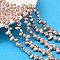Natural Cultured Freshwater Pearl Beads Strands, Rice, Top Drilled, Grade 3A+, Rosy Brown, 3~4mm, Hole: 0.6mm, about 88pcs/strand, 13.78''(35cm)