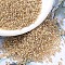 MIYUKI Round Rocailles Beads, Japanese Seed Beads, (RR1003) Silverlined Gold AB, 11/0, 2x1.3mm, Hole: 0.8mm, about 5500pcs/50g