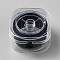 90M Flat Elastic Crystal String, Black, 0.8mm, about 98.43 Yards(90m)/pc
