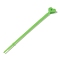 Heart Shape Silicone Cable Zip Ties, Cord Organizer Strap, for Wire Management, Lime, 128x13x4.5mm
