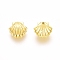 Alloy Cabochons, Nail Art Decoration Accessories, Scallop Shell Shape, Golden, 5x5x1mm, about 450~500pcs/bag