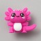 Silicone Beads, Dinosaur, Deep Pink, 28x35x18mm, Hole: 2.5mm