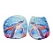Polyester & Spandex Stretchy Chair Cover, Turtle, 390~400x370~390mm, 2pcs/set
