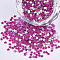 Ornament Accessories, PVC Plastic Paillette/Sequins Beads, AB Color Plated, Star, Medium Violet Red, 2.6x2.7x0.4mm, about 410000pcs/500g