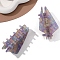 Cellulose Acetate Claw Hair Clips, Hair Accessories for Women & Girls, Triangle, Lavender, 80x45x30mm