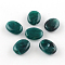 Oval Imitation Gemstone Acrylic Beads, Teal, 19x15x7mm, Hole: 2mm, about 330pcs/500g