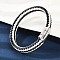 Braided Microfiber Leather Cord Bracelets for Wome Men, Rectangle 304 Stainless Steel Magnetic Clasps, White, 8-1/2x1/2 inch(21.5x1.2~1.4cm)
