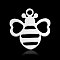 Non-Tarnish 201 Stainless Steel Pendants, Bees, Stainless Steel Color, 13x13x1mm, Hole: 1.5mm