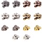 Alloy Beads, Mixed Shapes, Mixed Color, 5.4x5.3x2cm, 35pcs/set