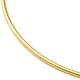 925純銀製の腕輪  女性のための調節可能な DIY ビーズバングル  s925刻印＆ツイストクラスプ付き  ゴールドカラー  6-1/2インチ（16.5cm） BJEW-G681-01B-G-2