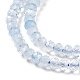 Chapelets de perles en aigue-marine naturelle G-E194-12-4