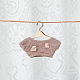 Gomakerer 12 шт. деревянные вешалки для одежды для кукол AJEW-GO0001-22B-4