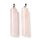 Colgantes naturales de cuarzo rosa G-E603-02P-04-2