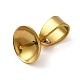 304 tasse en acier inoxydable perle peg bails pin pendentifs STAS-D013-03E-G-2