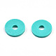 Eco-Friendly Handmade Polymer Clay Beads CLAY-R067-6.0mm-B34-3