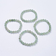 Bracelets naturels stretch aventurine perles vertes BJEW-I253-8mm-10-2