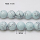 Chapelets de perles en turquoise synthétique TURQ-H038-8mm-XXS20-2