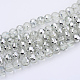 Cuisson drawbench peint brins de perles de verre transparent DGLA-S110-6mm-CD49-1