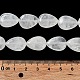 Fili di perline di cristallo di quarzo naturale a goccia G-L242-15-6