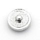 Плоские кнопки пружинные эмали ювелирных изделий круглые из цинкового сплава SNAP-N010-20-NR-2