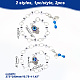 Número de cadenas de contador de hileras de tejido con cuentas de acrílico y vidrio HJEW-AB00389-2