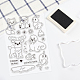 GLOBLELAND Arctic Animals Stamps Winter Silicone Clear Stamps Transparent Stamp Seals for Cards Making DIY Scrapbooking Photo Journal Album Decoration DIY-WH0167-56-651-6