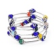Five Loops Wrap Bracelets BJEW-JB04656-04-1