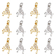 Amuletos de golondrina de circonia dicosmética FIND-DC0003-27-1