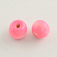 Perles en bois naturel teint X-WOOD-Q006-6mm-07-LF-1