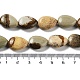 Chapelets de perles en jaspe avec images naturelles G-L242-28-5