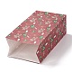 Weihnachtsthema rechteckige papiertüten CARB-G006-01E-5