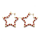 (vendita di fabbrica di feste di gioielli) orecchini in ottone EJEW-S209-18-M-G-2