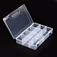 Rectangle Plastic Bead Containers CON-I004-25-2